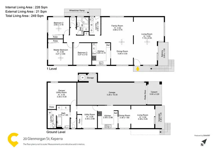 Floorplan of Homely house listing, 20 Glenmorgan Street, Keperra QLD 4054