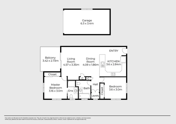 Floorplan of Homely unit listing, 3/51 Dibar Street, Wynnum QLD 4178