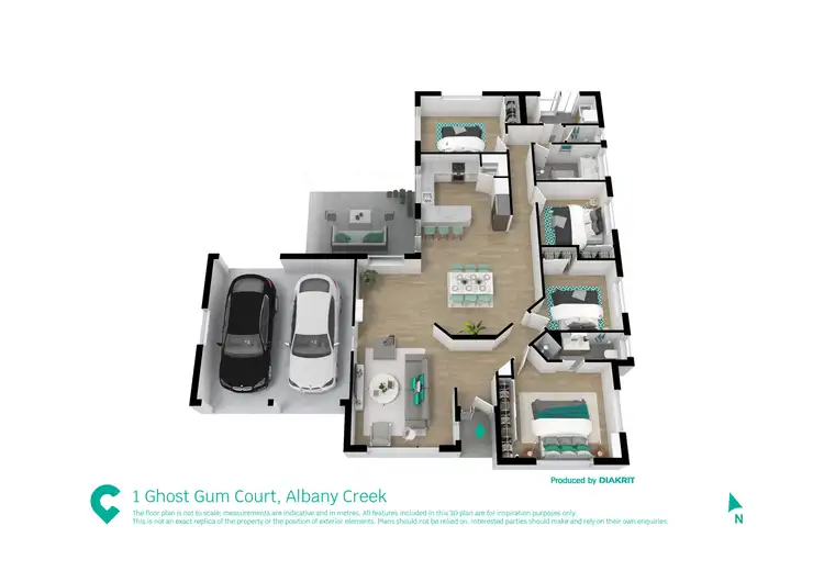Floorplan of Homely house listing, 1 Ghost Gum Court, Albany Creek QLD 4035