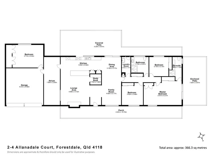 Floorplan of Homely house listing, 2-4 Allanadale Court, Forestdale QLD 4118