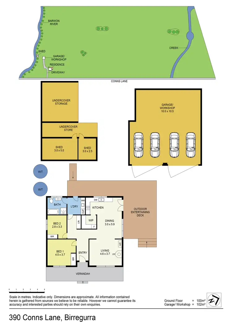 Floorplan of Homely rural property listing, 390 Conns Lane, Birregurra VIC 3242