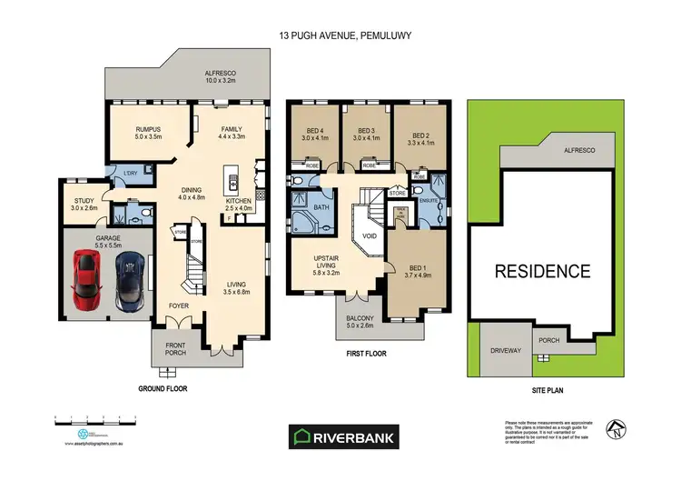 Floorplan of Homely house listing, 13 Pugh Avenue, Pemulwuy NSW 2145