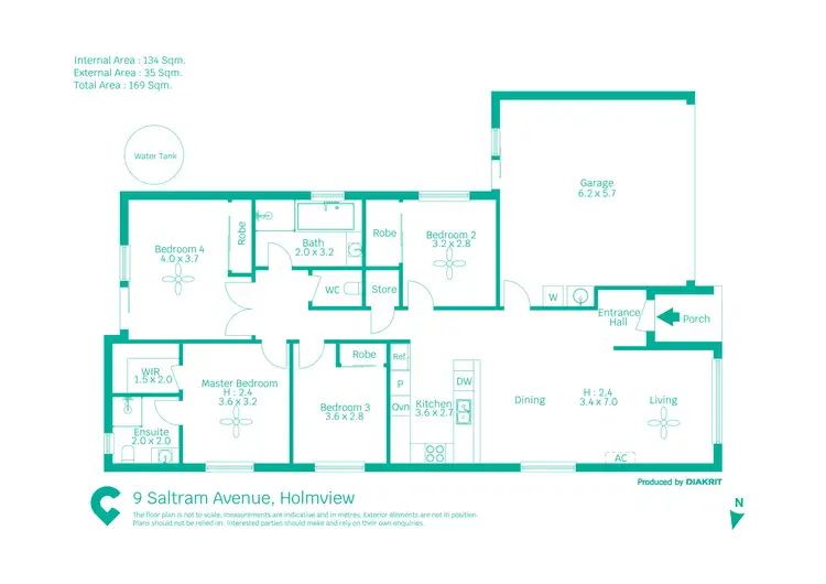 Floorplan of Homely house listing, 9 Saltram Avenue, Holmview QLD 4207