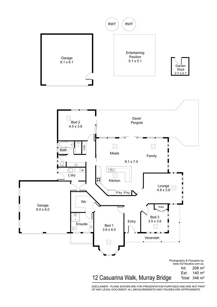 Floorplan of Homely house listing, 12 Casuarina Walk, Murray Bridge SA 5253