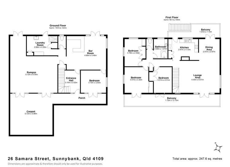 Floorplan of Homely house listing, 26 Samara Street, Sunnybank QLD 4109