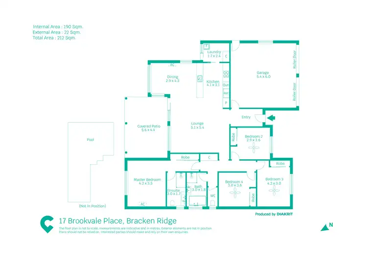 Floorplan of Homely house listing, 17 Brookvale Place, Bracken Ridge QLD 4017