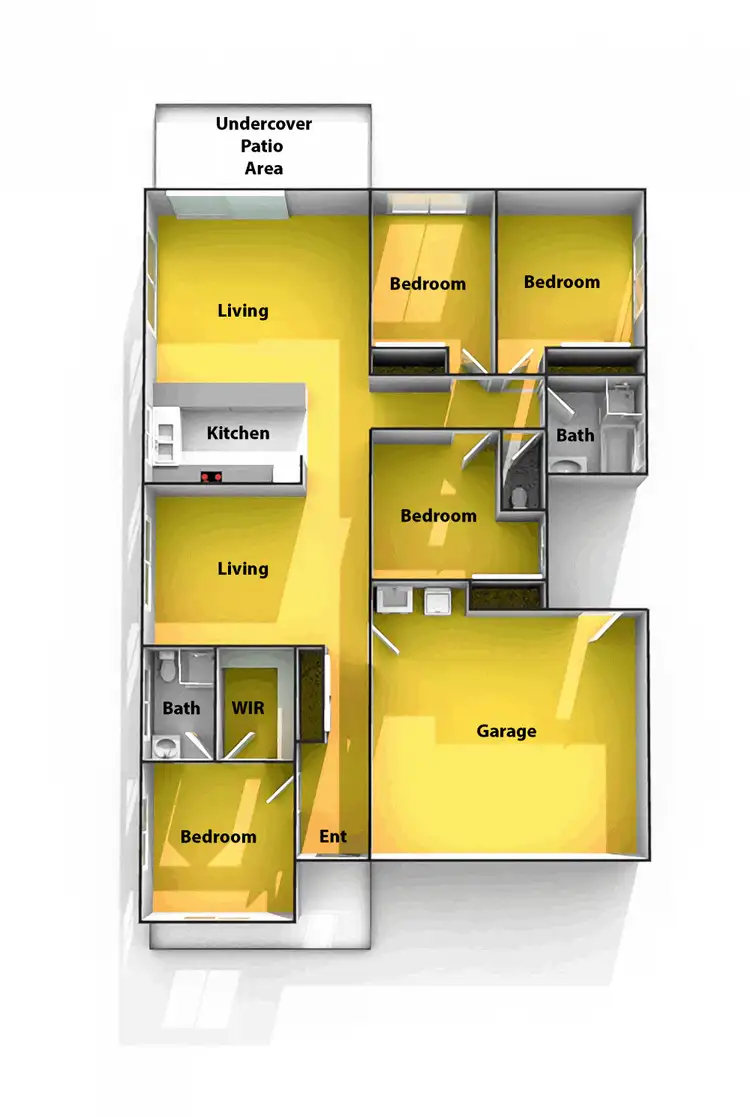 Floorplan of Homely house listing, 3 Denford Street, Bellmere QLD 4510