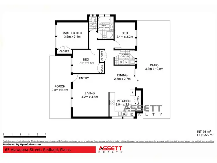 Floorplan of Homely rural property listing, 65 Alawoona Street, Redbank Plains QLD 4301