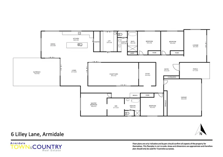 Floorplan of Homely house listing, 6 Lilley Lane, Armidale NSW 2350