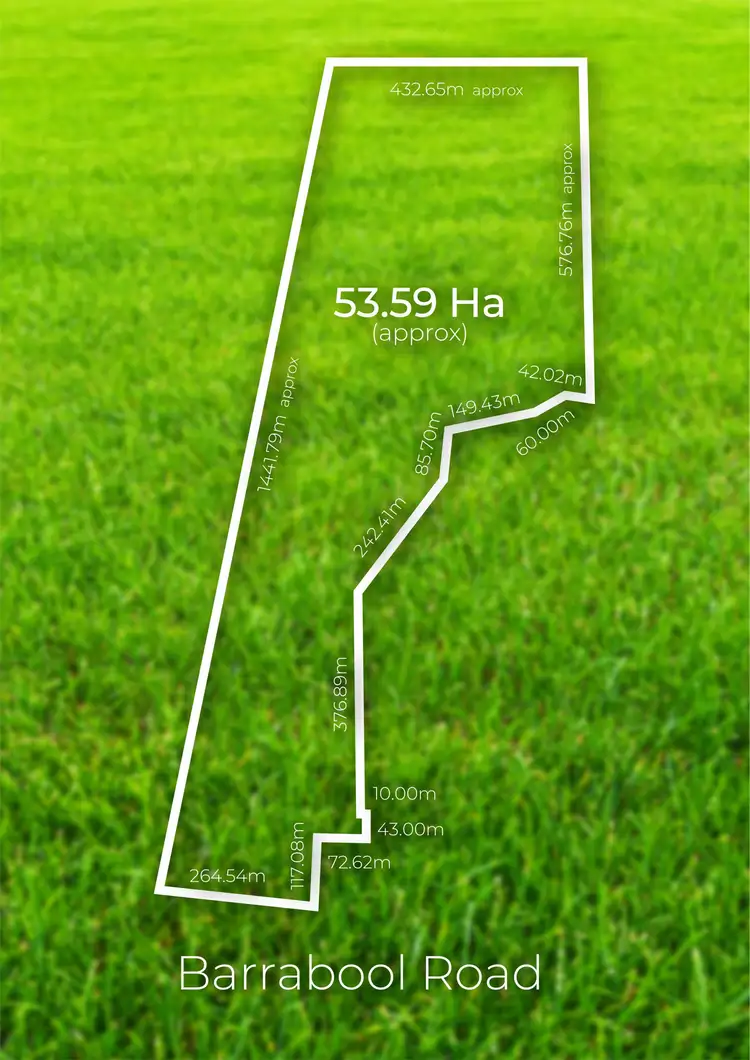 Floorplan of Homely land listing, 1010 Barrabool Road, Barrabool VIC 3221