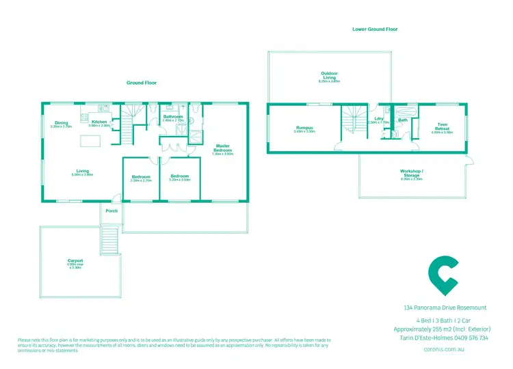 Floorplan of Homely house listing, 134 Panorama Drive, Rosemount QLD 4560