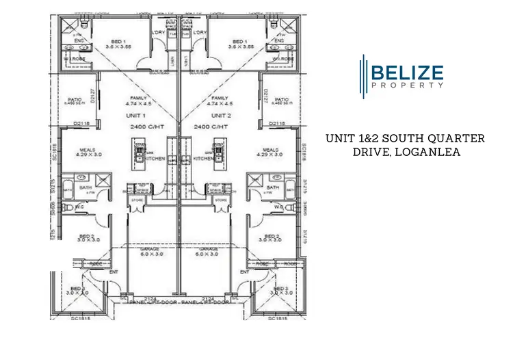 Floorplan of Homely semi-detached listing, 2/82 South Quarter Drive, Loganlea QLD 4131