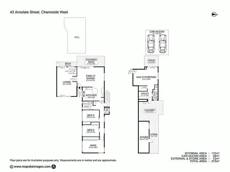 Floorplan of Homely house listing, 43 Ainsdale St, Chermside West QLD 4032