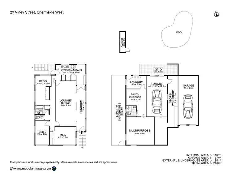 Floorplan of Homely house listing, 29 Viney St, Chermside West QLD 4032