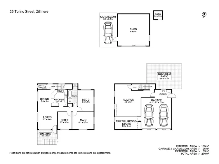 Floorplan of Homely house listing, 25 Torino Street, Zillmere QLD 4034