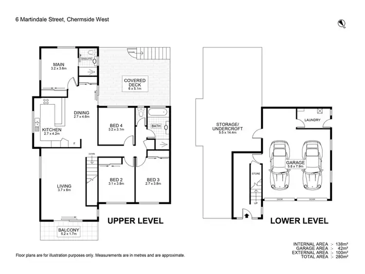 Floorplan of Homely house listing, 6 Martindale St, Chermside West QLD 4032