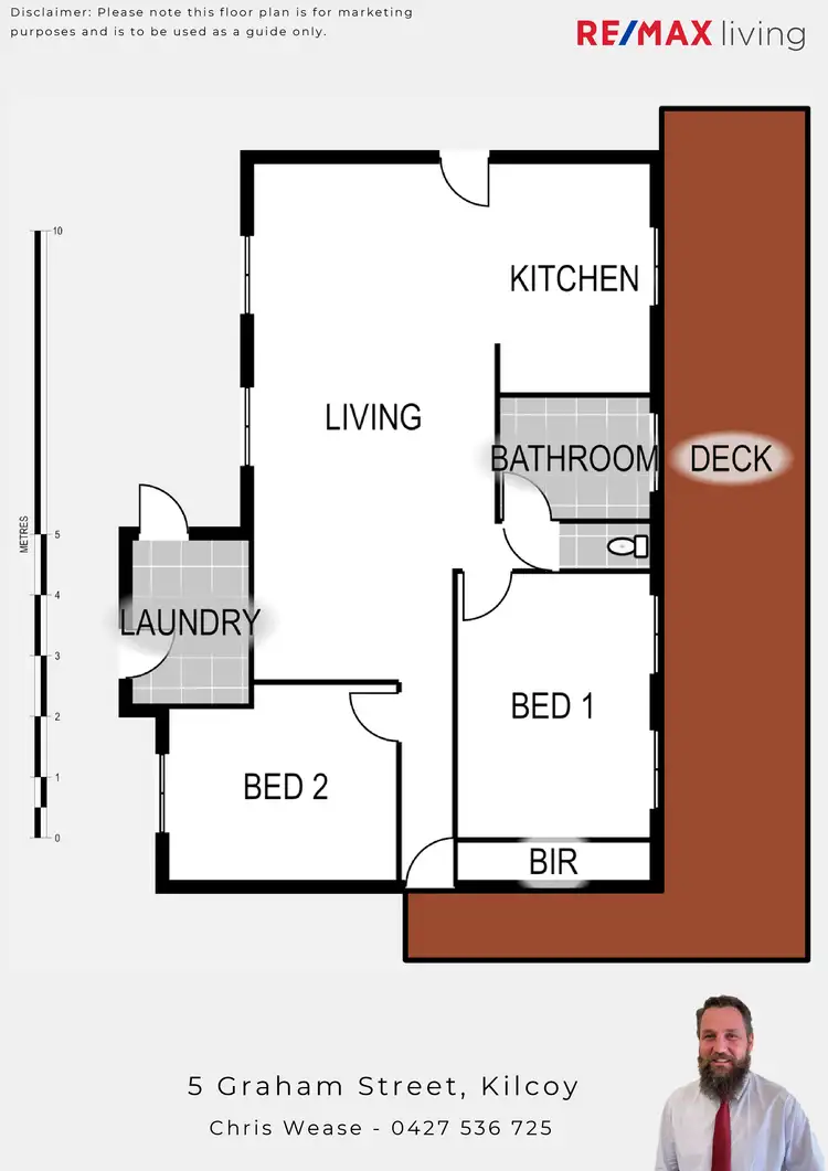 Floorplan of Homely house listing, 5 Graham Street, Kilcoy QLD 4515