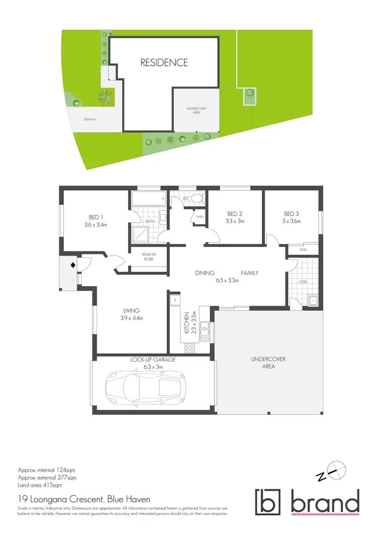 Floorplan of Homely house listing, 19 Loongana Crescent, Blue Haven NSW 2262