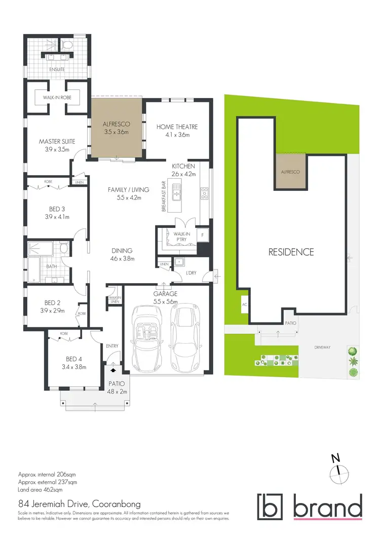 Floorplan of Homely house listing, 84 Jeremiah Drive, Cooranbong NSW 2265