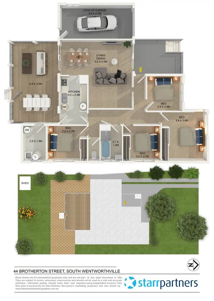 Floorplan of Homely house listing, 44 Brotherton Street, South Wentworthville NSW 2145