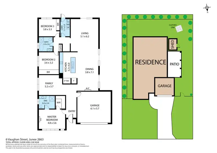 Floorplan of Homely house listing, 6 Vaughan street, Junee NSW 2663