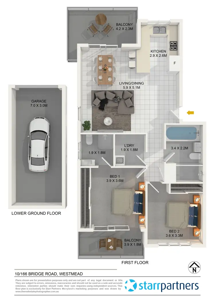 Floorplan of Homely unit listing, 10/166-168 Bridge Road, Westmead NSW 2145