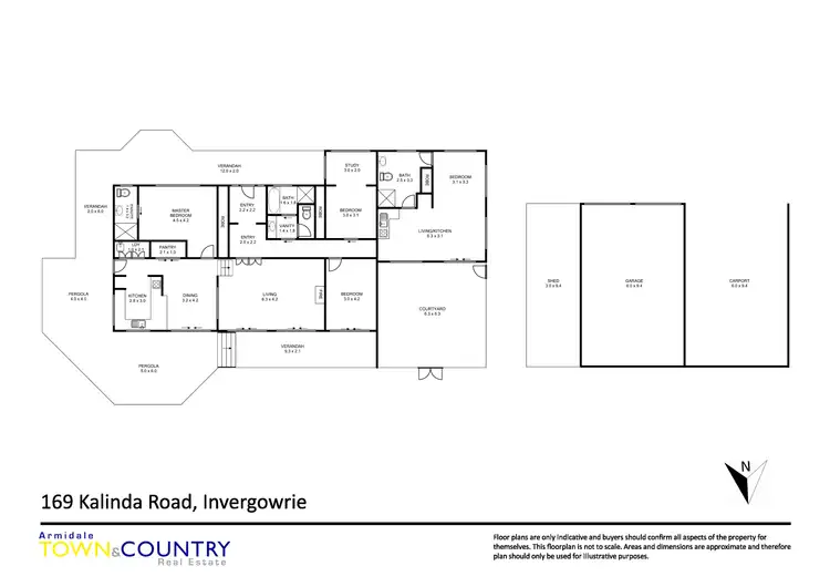 Floorplan of Homely rural property listing, 169 Kalinda Road, Armidale NSW 2350