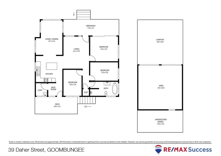 Floorplan of Homely house listing, 39 Daher Street, Goombungee QLD 4354