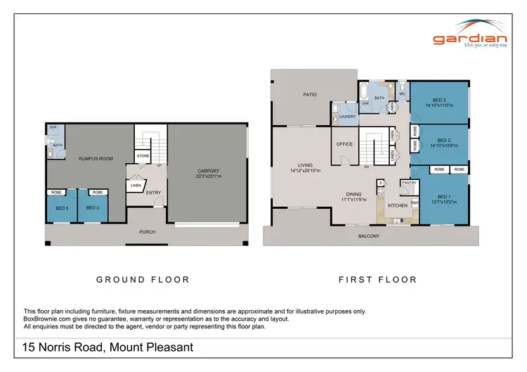 Floorplan of Homely house listing, 15 Norris Road, Mount Pleasant QLD 4740
