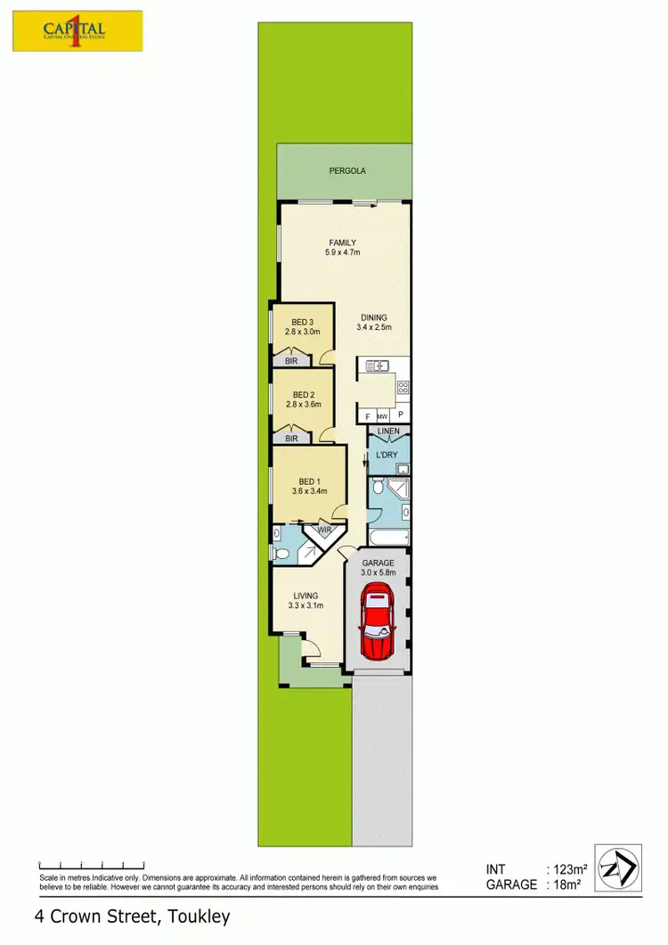 Floorplan of Homely house listing, 4 Crown Street, Toukley NSW 2263