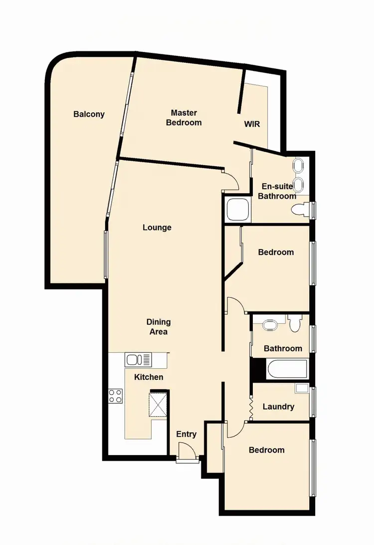 Floorplan of Homely unit listing, 8/72 Sutton Street, Redcliffe QLD 4020