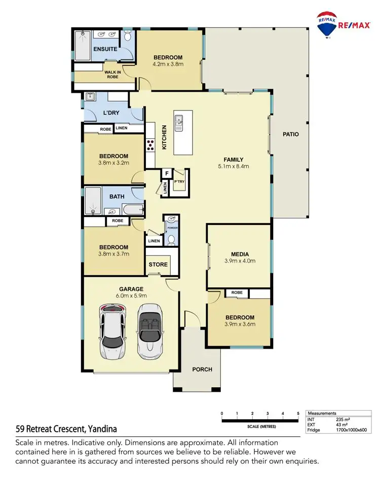 Floorplan of Homely house listing, 59 Retreat Crescent, Yandina QLD 4561