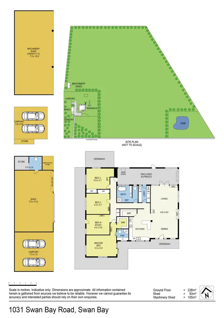 Floorplan of Homely rural property listing, 1031-1069 Swan Bay Road, Mannerim VIC 3222