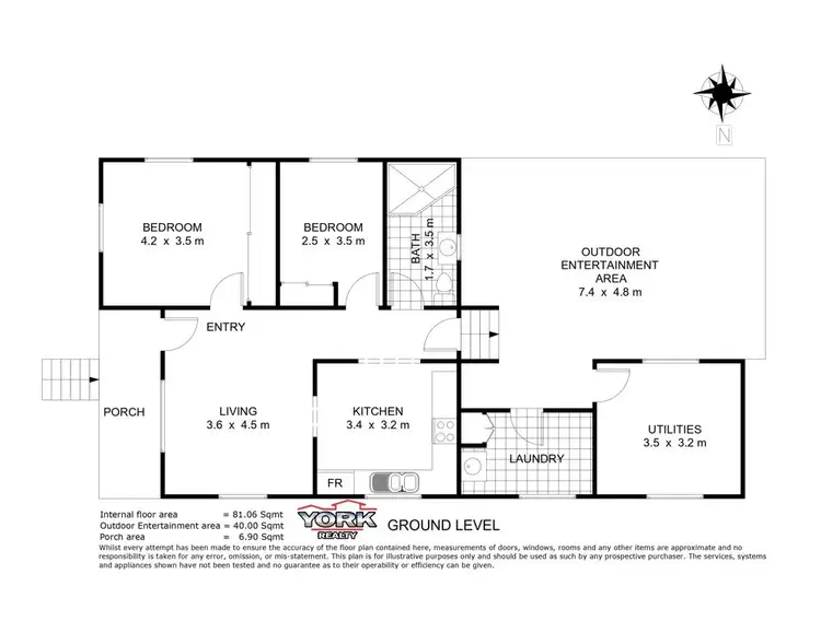 Floorplan of Homely house listing, 17 McDowall Street, Newtown QLD 4350