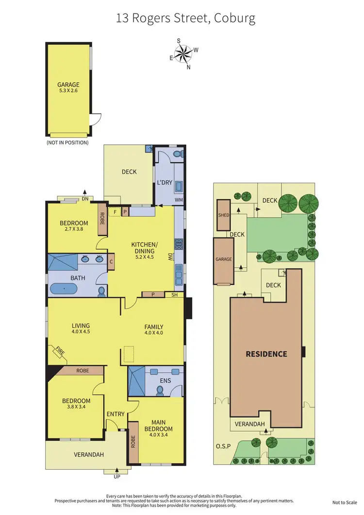 Floorplan of Homely house listing, 13 Rogers Street, Coburg VIC 3058