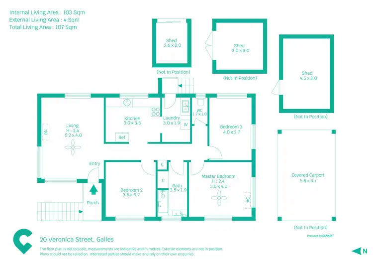 Floorplan of Homely house listing, 20 Veronica Street, Gailes QLD 4300