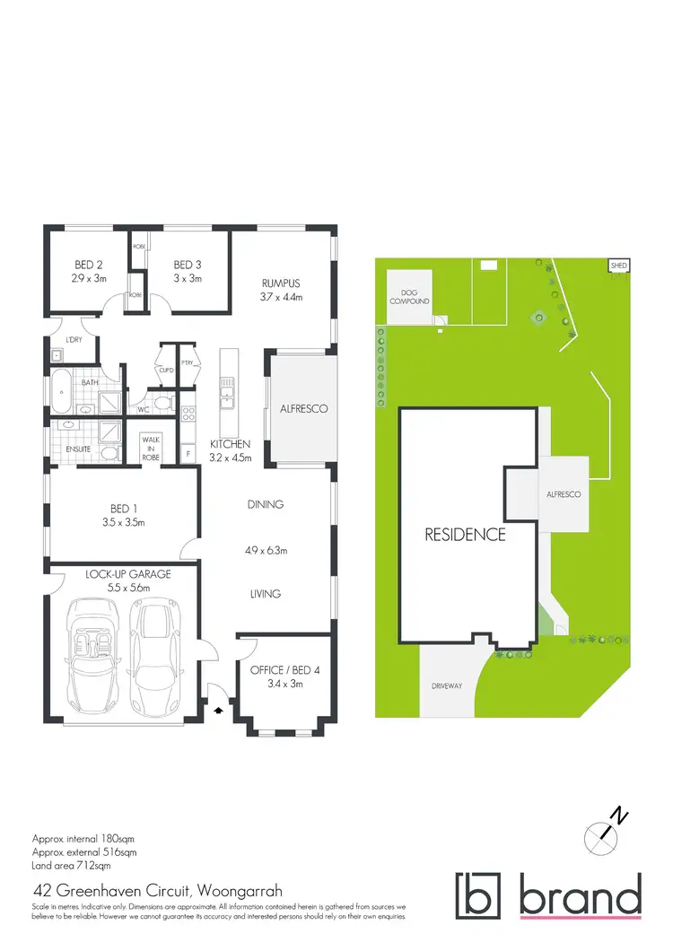 Floorplan of Homely house listing, 42 Greenhaven Circuit, Woongarrah NSW 2259