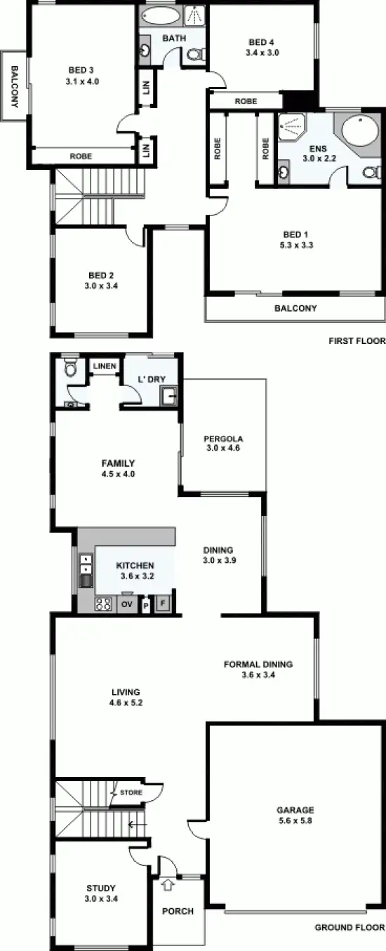 Floorplan of Homely house listing, 55 Kenford Circuit, Stanhope Gardens NSW 2768