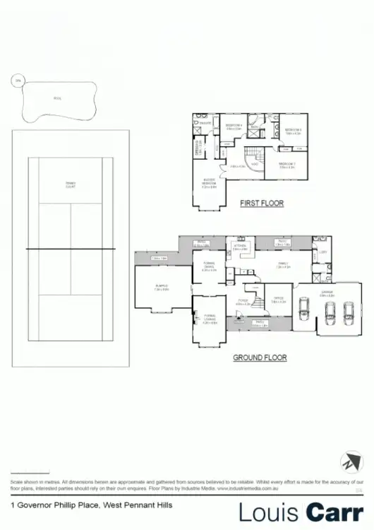 Floorplan of Homely house listing, 1 Governor Phillip Place, West Pennant Hills NSW 2125