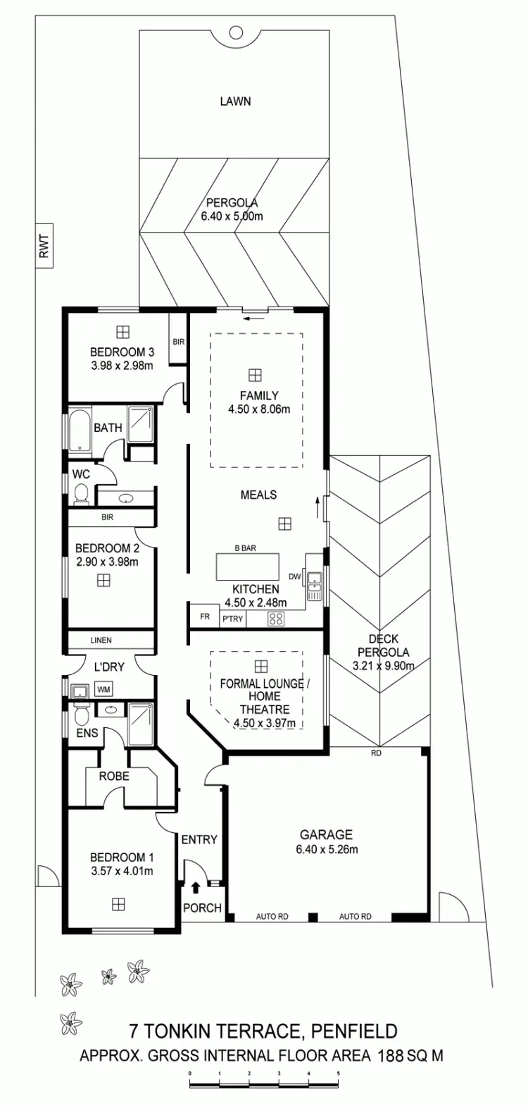 Floorplan of Homely house listing, 7 Tonkin Terrace, Penfield SA 5121