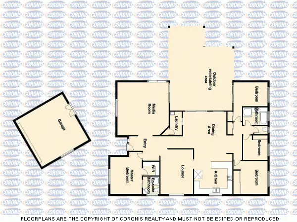 Floorplan of Homely house listing, 14 Blaxland Place, Narangba QLD 4504
