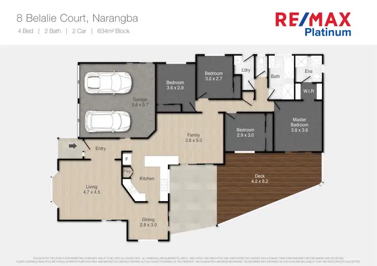 Floorplan of Homely house listing, 8 Belalie Court, Narangba QLD 4504