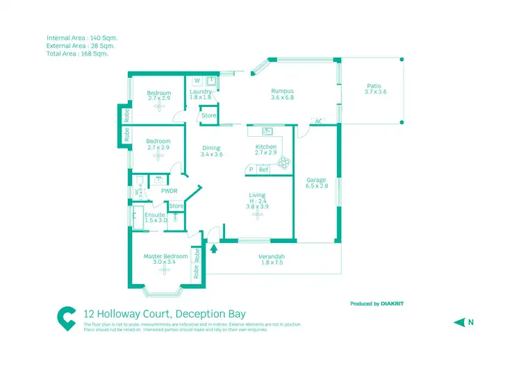 Floorplan of Homely house listing, 12 Holloway Court, Deception Bay QLD 4508