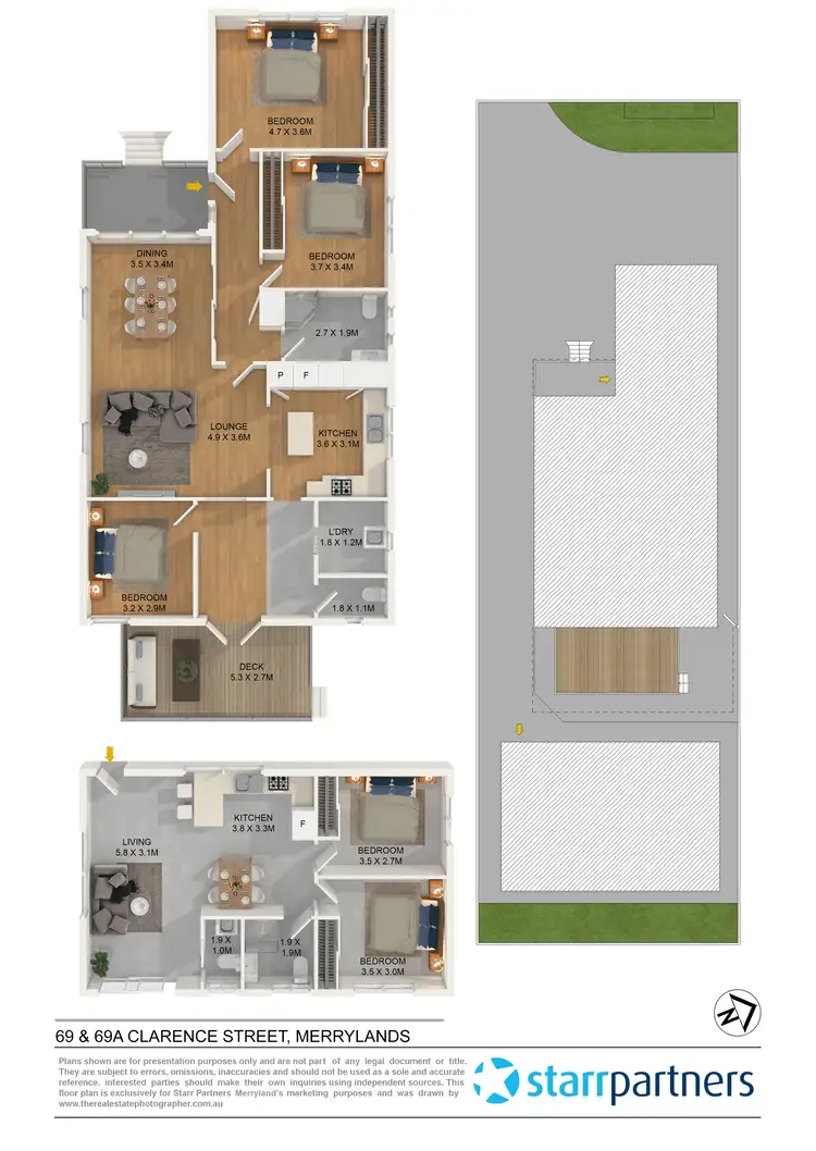 Floorplan of Homely house listing, 69 & 69a Clarence Street, Merrylands NSW 2160