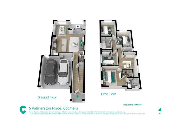 Floorplan of Homely house listing, 6 Palmerston Place, Coomera QLD 4209