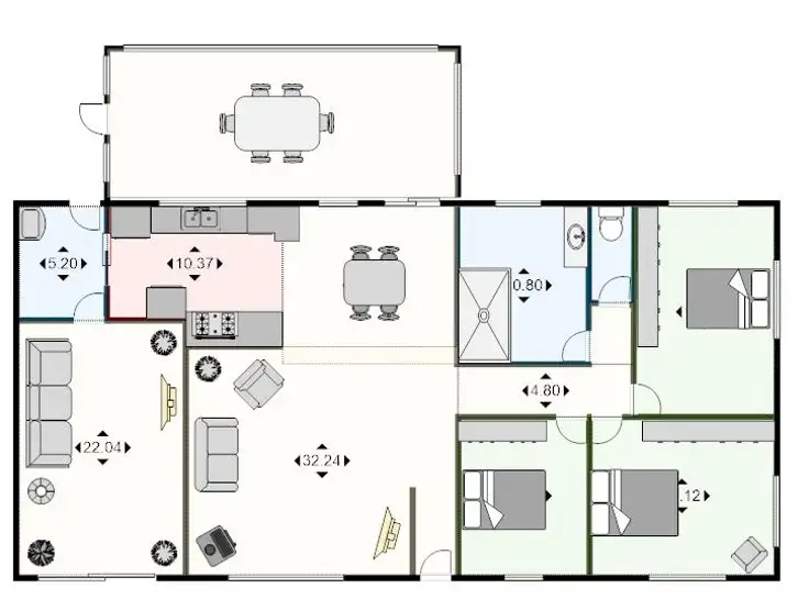 Floorplan of Homely house listing, 950 Ettrick Road - Ettrick, Kyogle NSW 2474