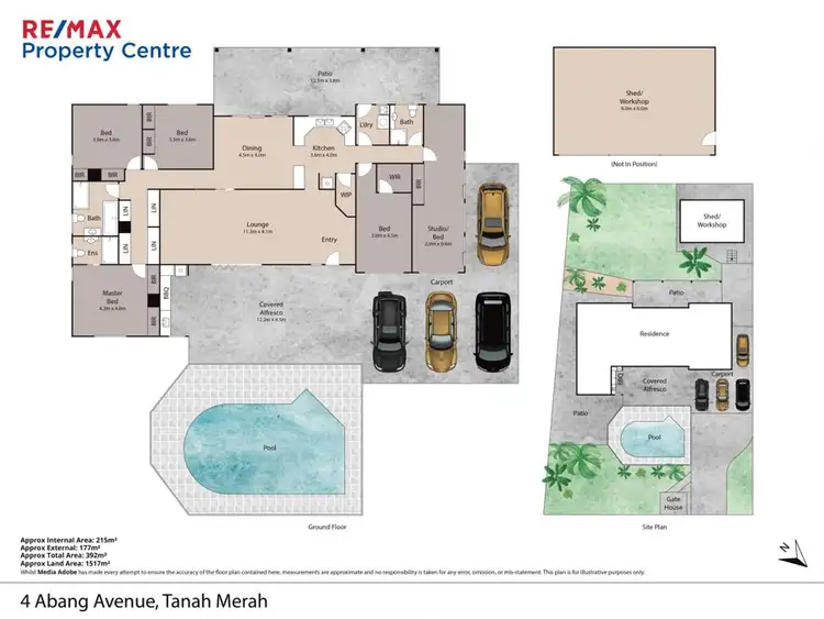 Floorplan of Homely house listing, 4 Abang Ave, Tanah Merah QLD 4128
