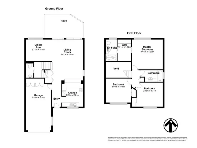 Floorplan of Homely townhouse listing, 27/360 Simpsons Road, Bardon QLD 4065