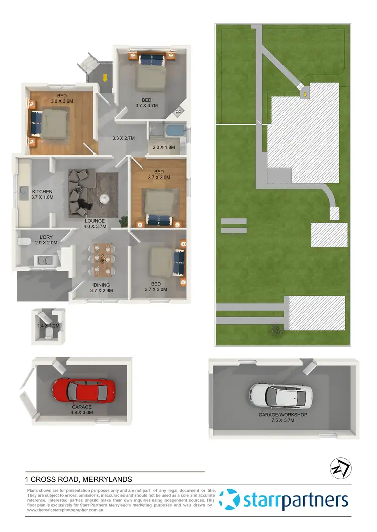 Floorplan of Homely house listing, 1 Cross Road, Merrylands NSW 2160