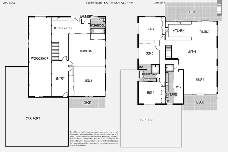 Floorplan of Homely house listing, 6 Weir Street, East Mackay QLD 4740